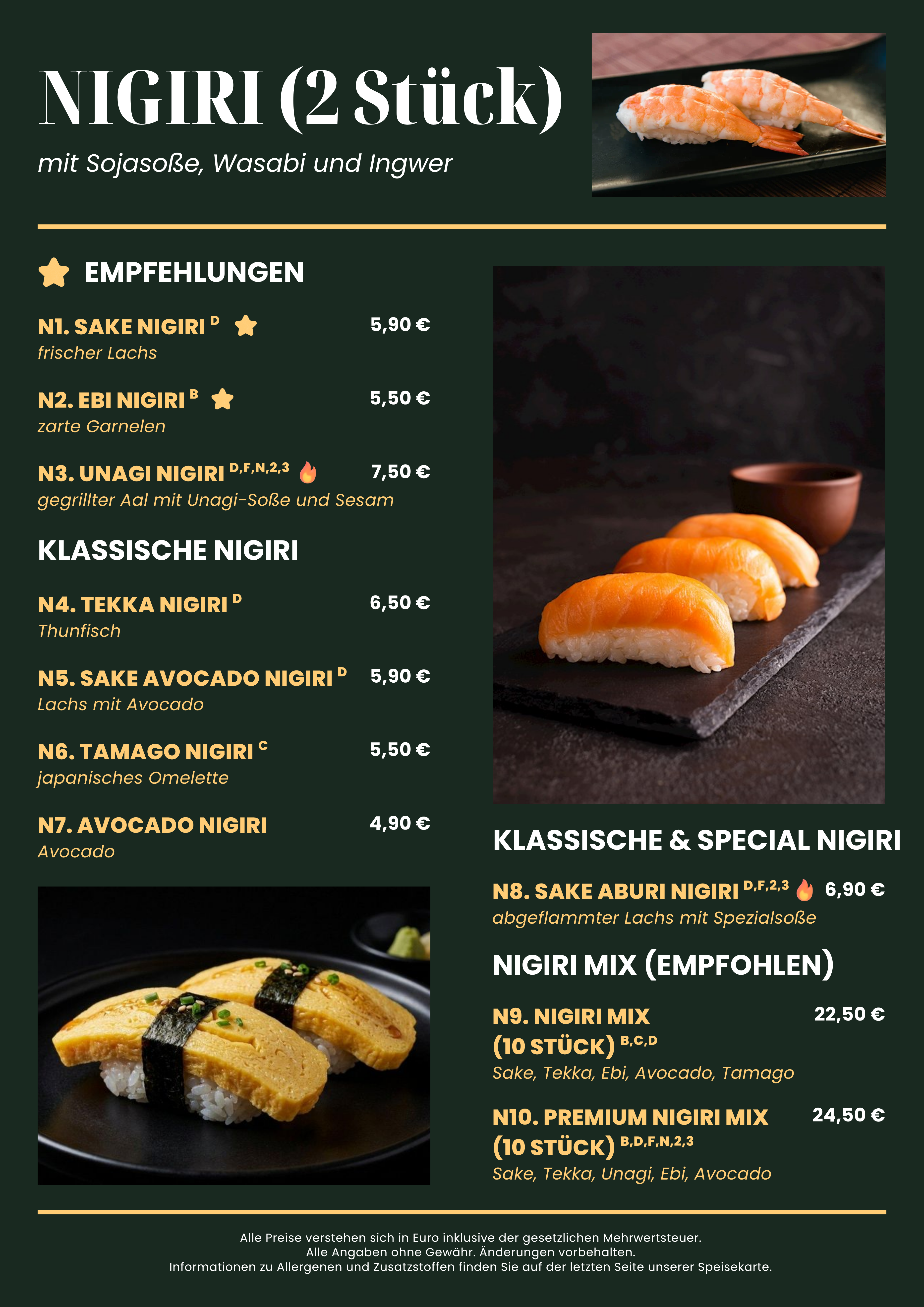 Speisekarte Seite 8